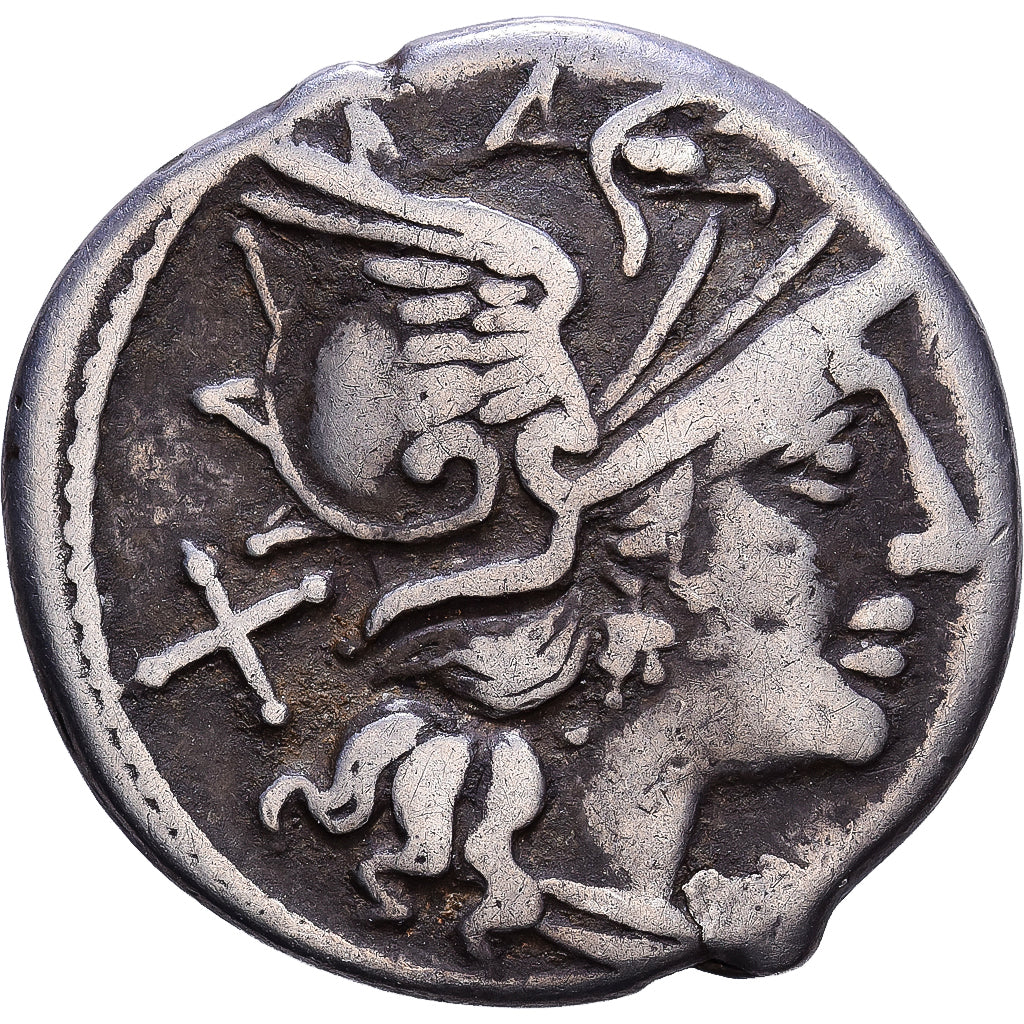 Roman Republic, Pinaria, Denarius, 149 BC, Rome, Srebro, EF(40-45)
