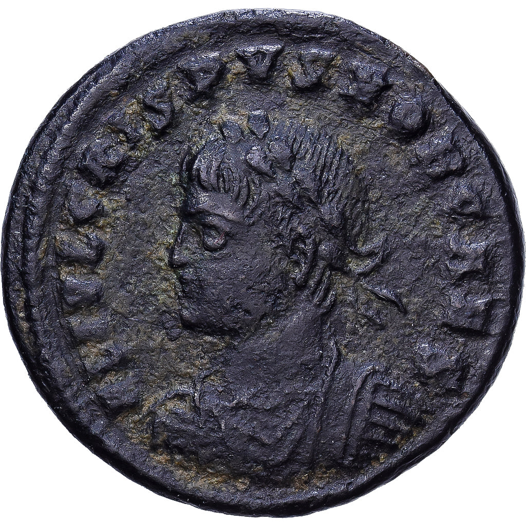 Roman Empire, Crispus, Nummus, 324-325, Cyzicus, Bronze, EF(40-45), RIC:25