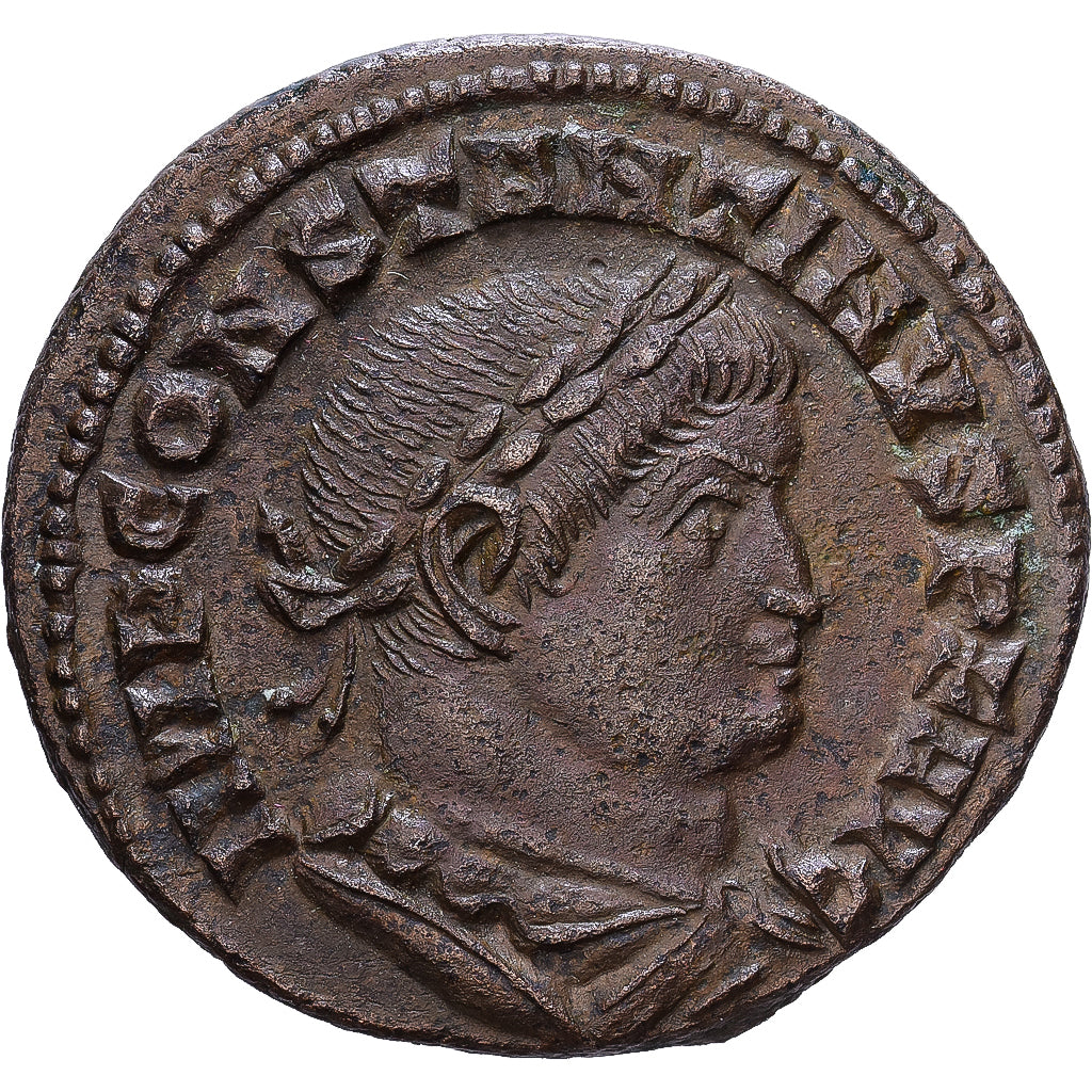 Roman Empire, Constantine I, Follis, 309-310, Lugdunum, Brązowy, AU(55-58)