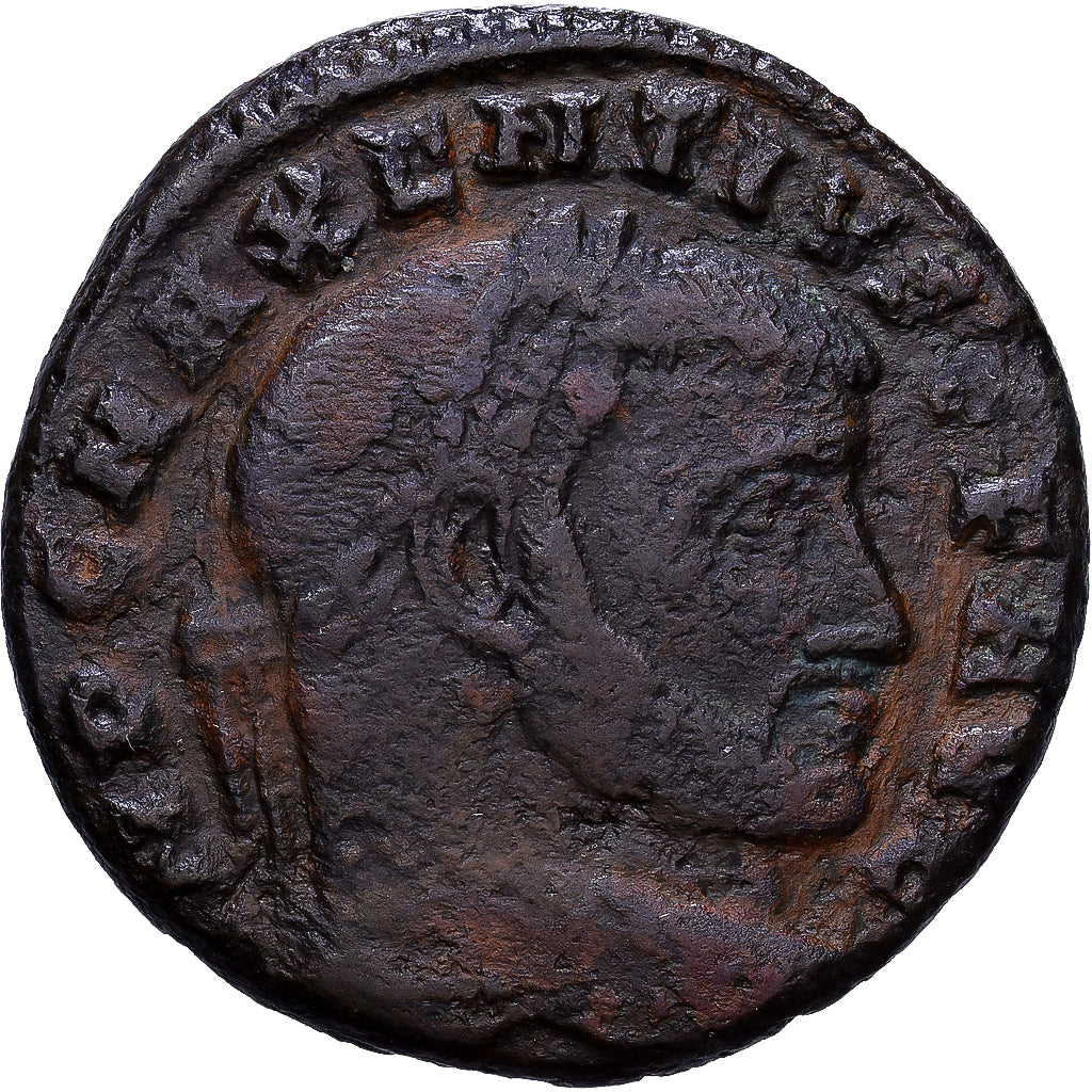 Roman Empire, Maxentius, Follis, 307, Rome, Bronze, EF(40-45)