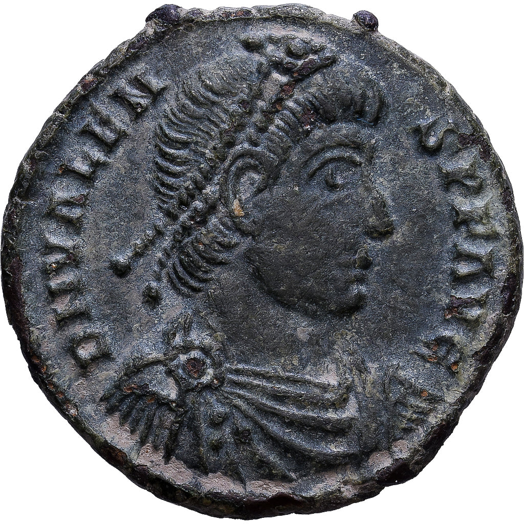 Roman Empire, Valens, Nummus, 367-375, Aquileia, Bronce, MBC, RIC:11b