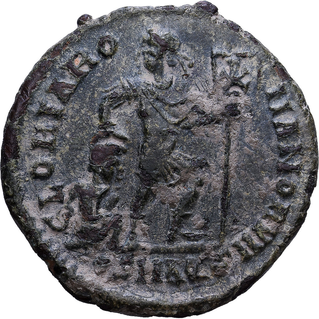 Roman Empire, Valens, Nummus, 367-375, Aquileia, Bronce, MBC, RIC:11b