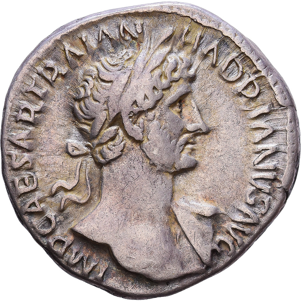 Roman Empire, Hadrian, Denarius, 119-120, Rome, Plata, MBC, RIC:192