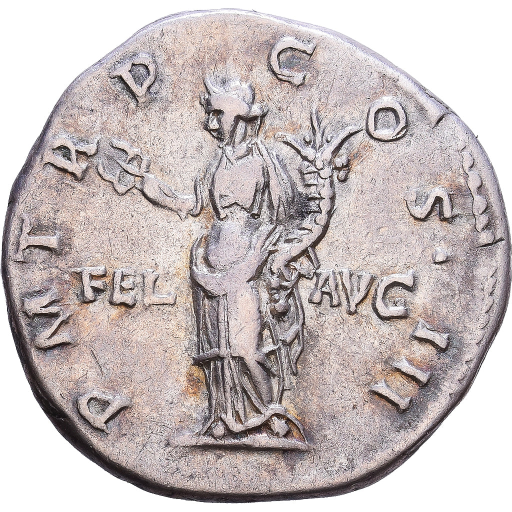 Roman Empire, Hadrian, Denarius, 119-120, Rome, Plata, MBC, RIC:192