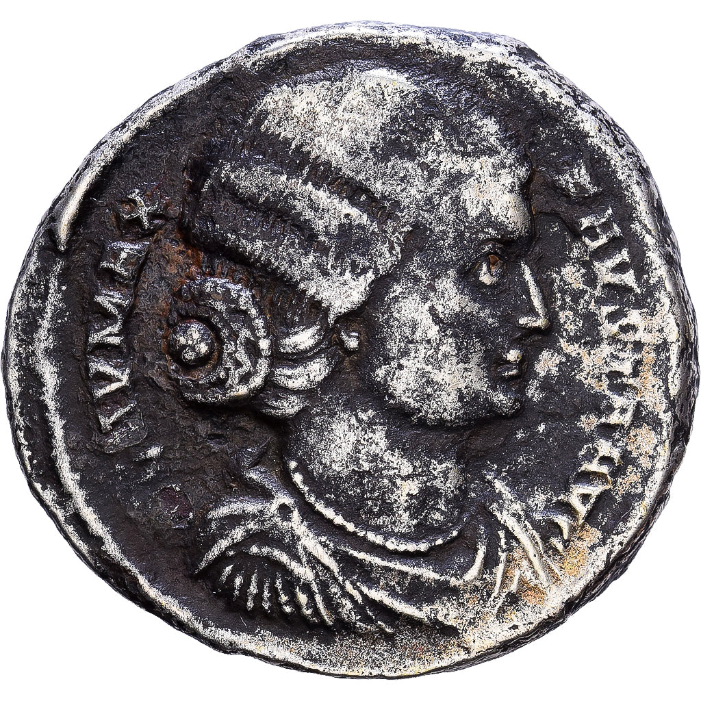 Roman Empire, Fausta, Follis, 324-325, Treveri, Silver Plated Bronze, MBC