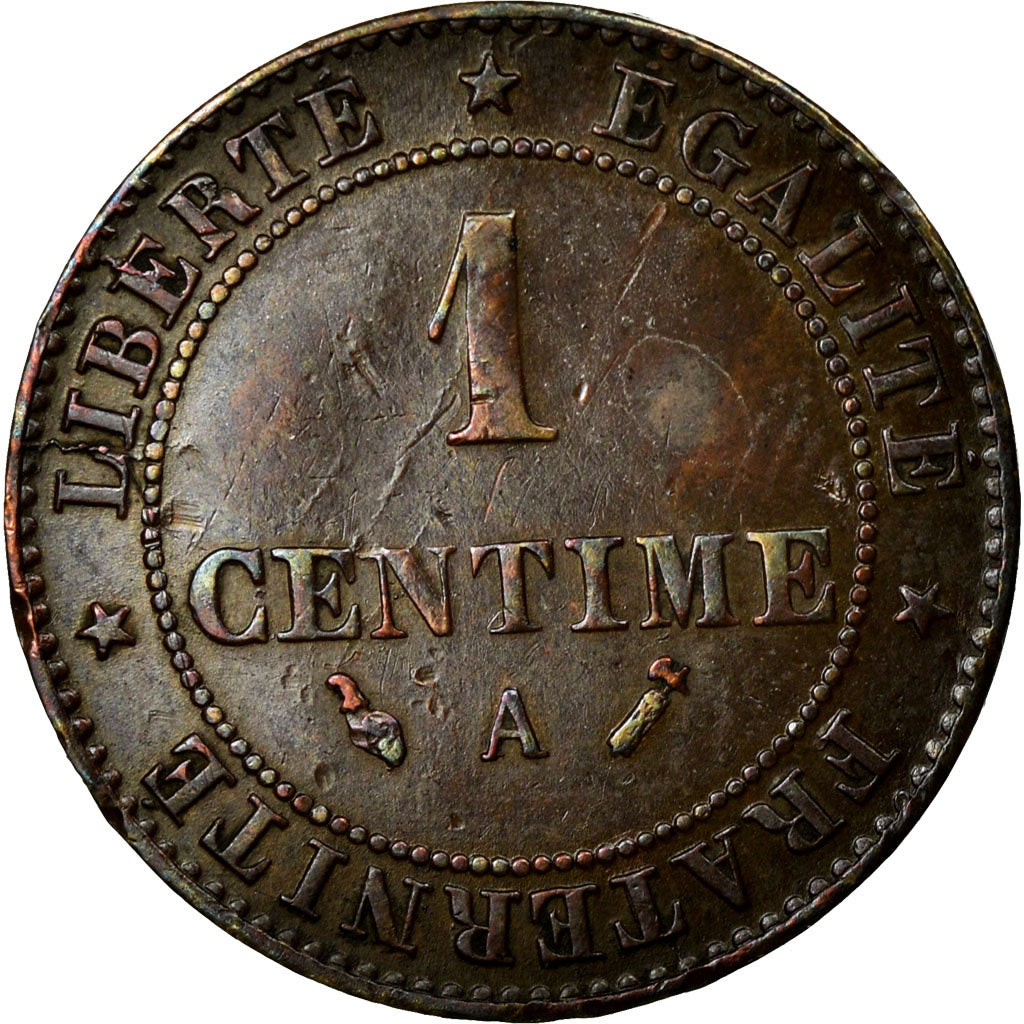 Coin, France, Cérès, Centime, 1885, Paris, AU(50-53), Bronze, KM:826.1