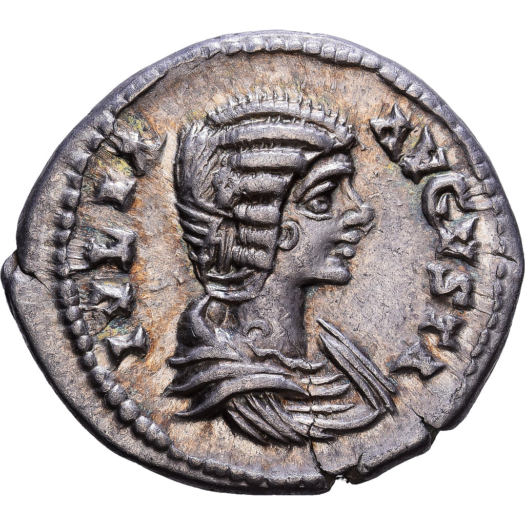 Roman Empire, Julia Domna, Denarius, 196-211, Rome, Srebro, AU(50-53), RIC:574