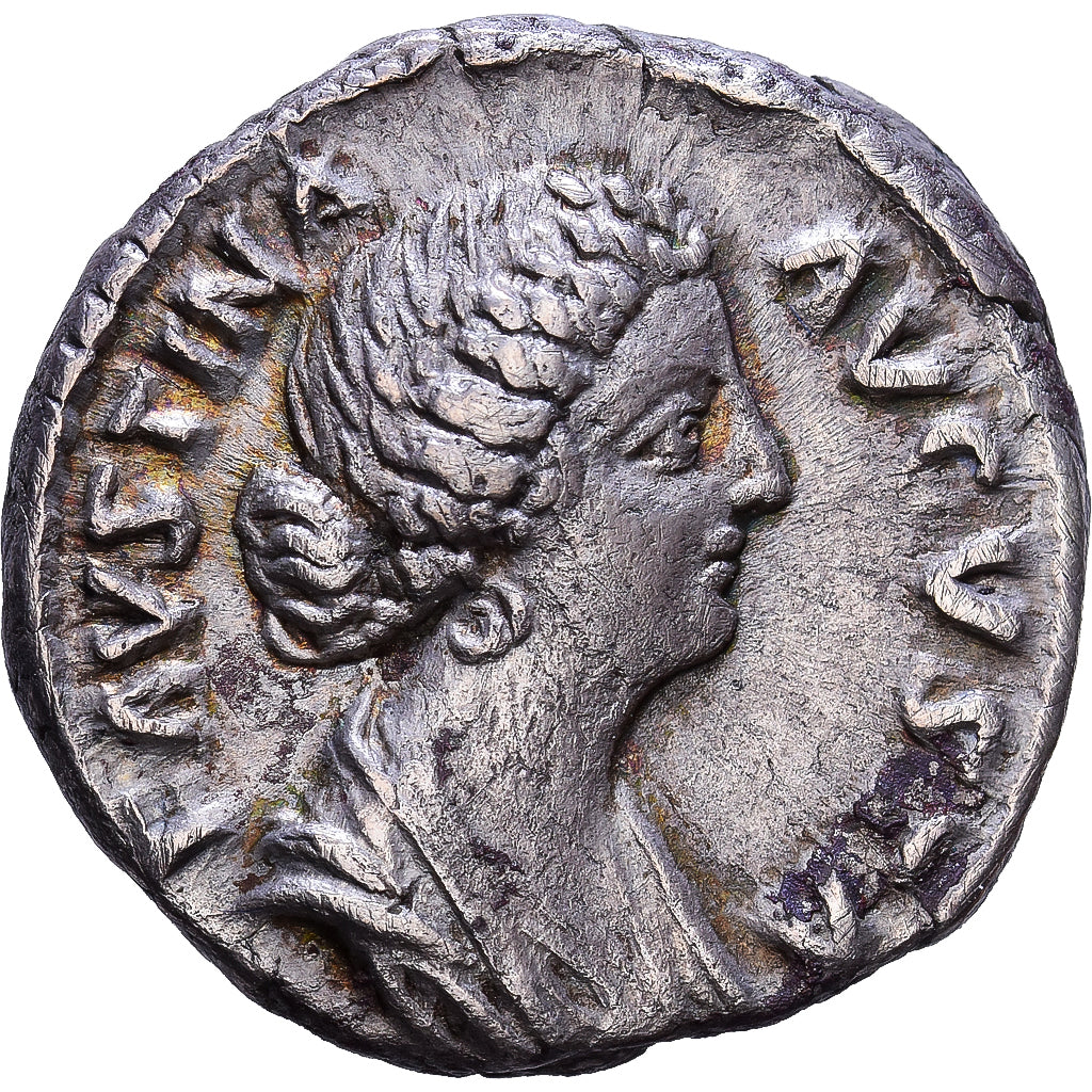 Roman Empire, Faustina II, Denarius, 161-176, Rome, Plata, MBC, RIC:683