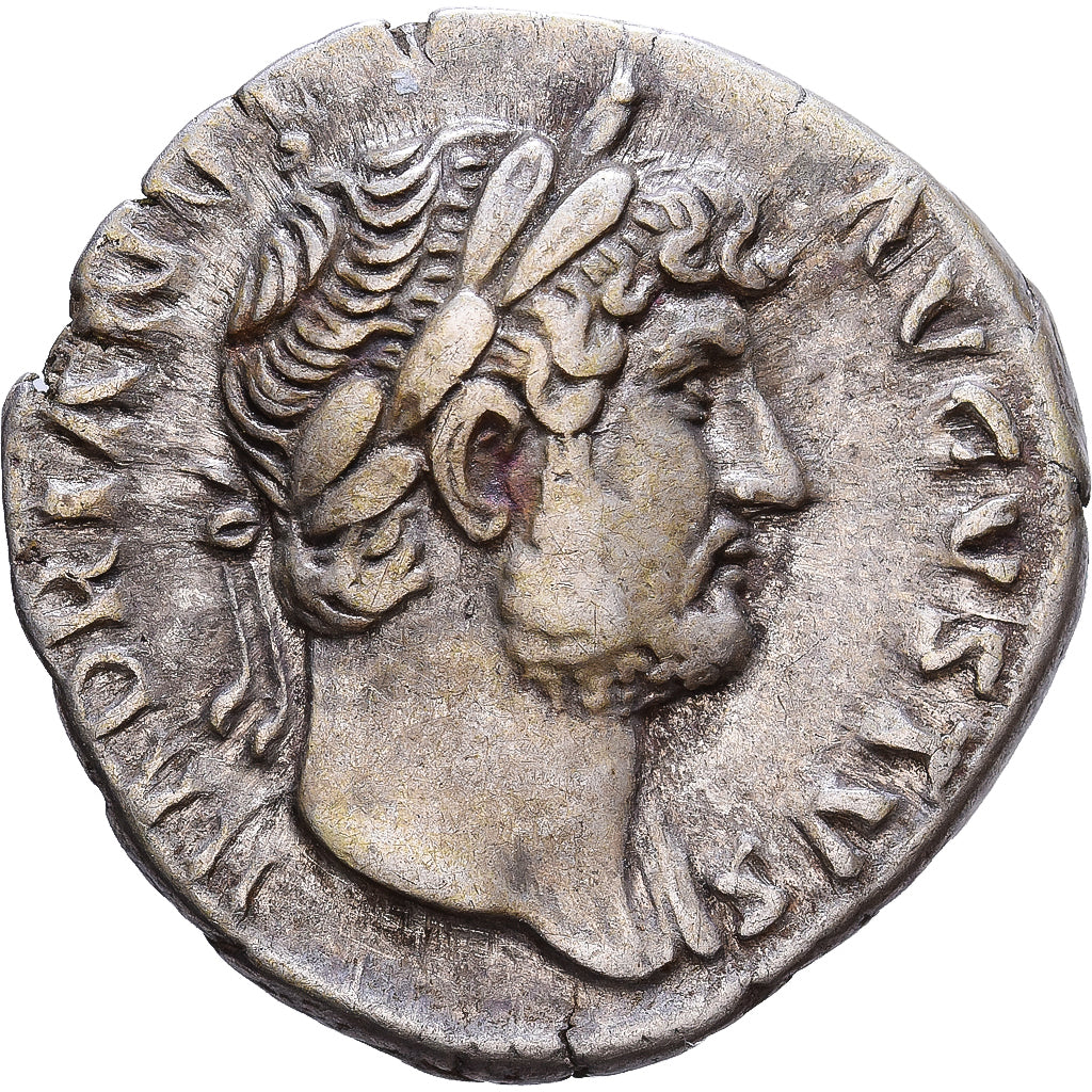 Empire romain, Hadrien, Denier, 125-127, Rome, Argent, TTB, RIC:801