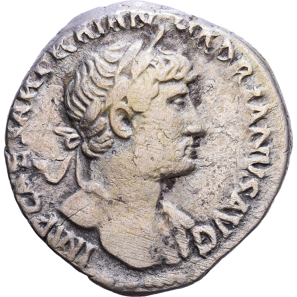 Roman Empire, Hadrius, Denarius, 121-123, Rome, Zilver, ZF, RIC:541