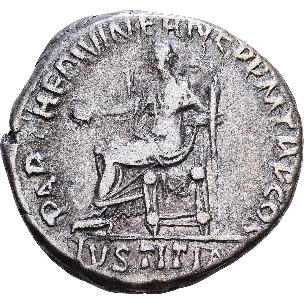 Roman Empire, Hadrian, Denarius, 117, Rome, Srebro, EF(40-45), RIC:60
