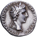 Roman Empire, Auguste, Denarius, 2 BC-AD 12, Lyon - Lugdunum, Plata, MBC+