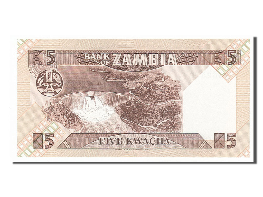 Banknote, Zambia, 5 Kwacha, 1986, UNC(65-70)