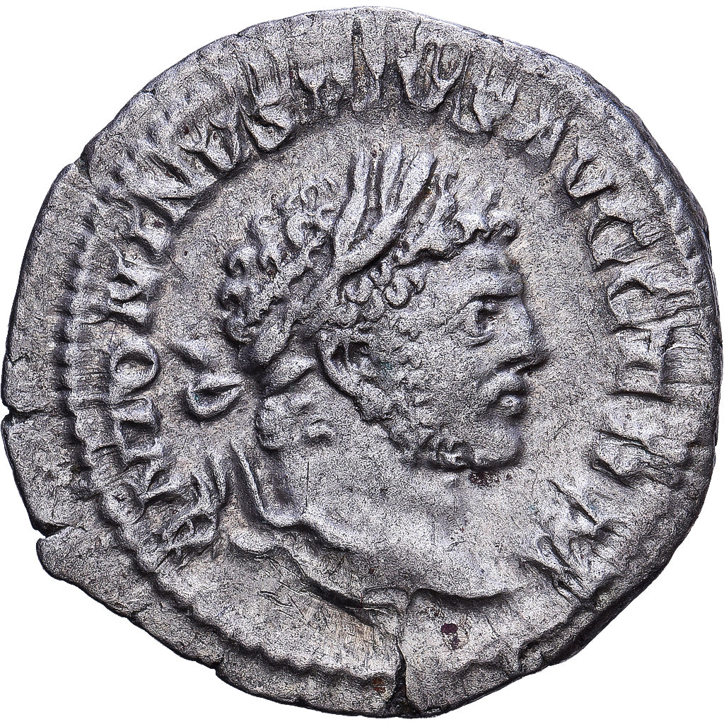 Empire romain, Caracalla, Denier, 214, Rome, Argent, TTB+, Cohen:242, RIC:238a