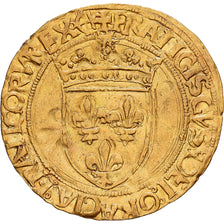 Frankrijk, François Ier, Écu d'or au soleil, 1515-1519, Bayonne, Goud, ZF