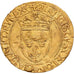 França, François Ier, Écu d'or au soleil, 1515-1519, Bayonne, Dourado