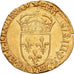 France, Henri III, Écu d'or au soleil, 1580, Lyon, Or, SUP