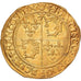 France, François Ier, Écu d'or au soleil du Dauphiné, 1519-1522, Crémieu, Or