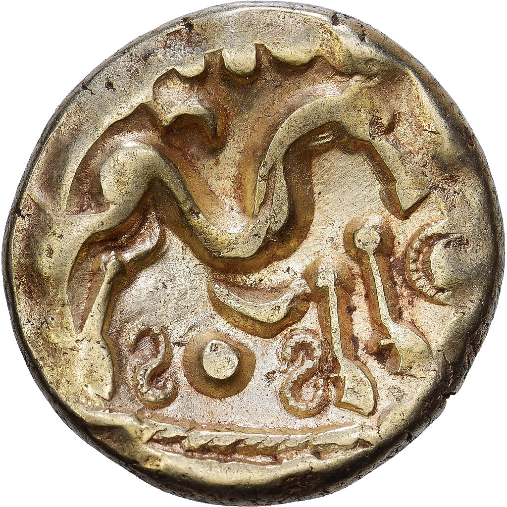 Gaul, Statère aux esses, 60-50 BC, Dourado, AU(50-53), Delestrée:242