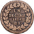 France, Napoléon Ier, 1 Décime, 1814, Strasbourg, Cuivre, TB, Gadoury:195d