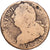 Francia, Constitution, 2 sols François, 1792, Paris, Métal de cloche, B+