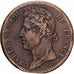 France, Charles X, 10 Centimes, 1828, Paris, Bronze, VF(30-35), KM:11.1
