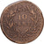 France, Charles X, 10 Centimes, 1828, Paris, Bronze, VF(30-35), KM:11.1