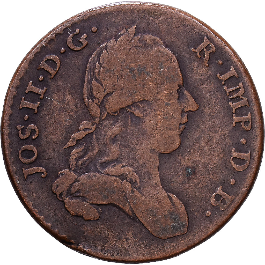 Pays-Bas autrichiens, Joseph II, Liard, 1789, Royal Belgium Mint, Cuivre, TB