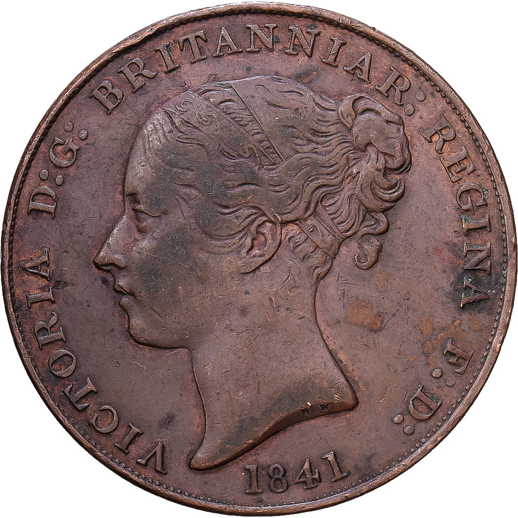 Jersey, Victoria, 1/13 Shilling, 1841, Kupfer, SS, KM:3
