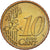 Monaco, Rainier III, 10 Euro Cent, 2001, MDP, Nordic gold, AU(50-53), KM:170