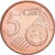 Monaco, Rainier III, 5 Euro Cent, 2001, MDP, Copper Plated Steel, AU(55-58)