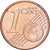 Monaco, Rainier III, 1 Euro Cent, 2001, MDP, Copper Plated Steel, AU(55-58)