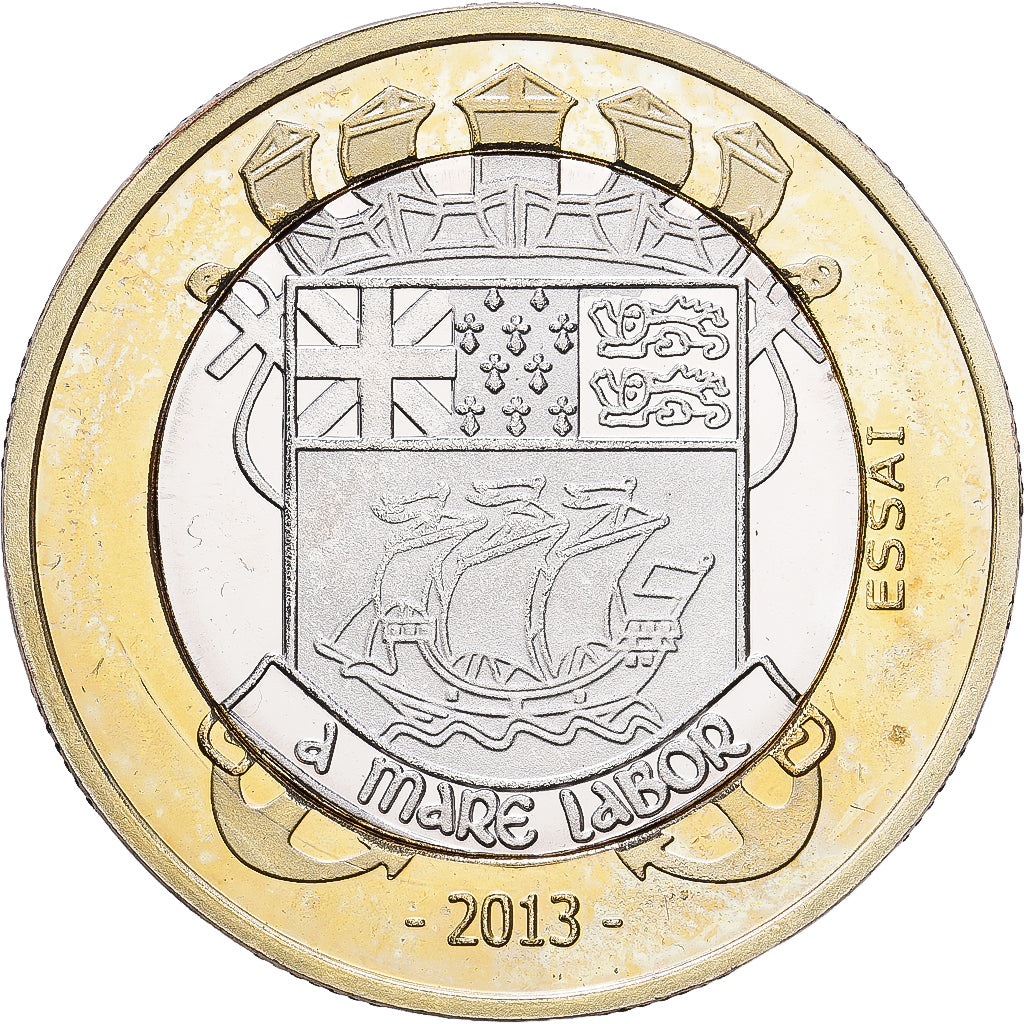 Saint-Pierre-et-Miquelon, 500 Francs, 2013, ESSAI, Bi-Metallic, UNC-