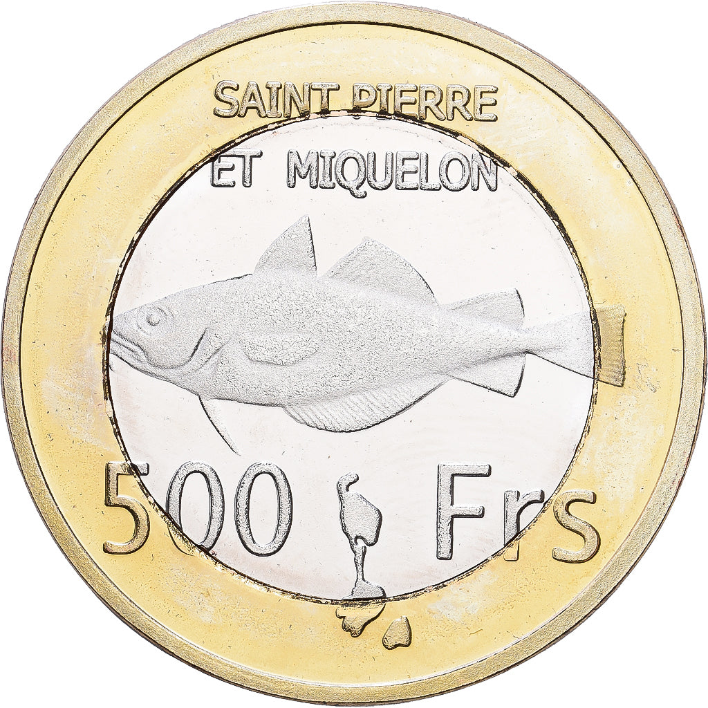 Saint-Pierre-et-Miquelon, 500 Francs, 2013, ESSAI, Bi-Metallic, UNC-