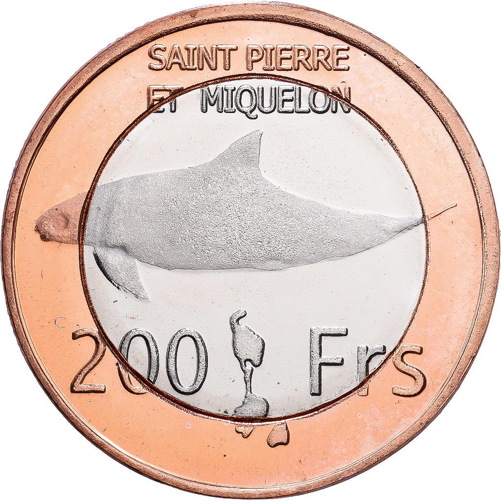 San Pedro y Miquelón, 200 Francs, 2013, ESSAI, Bimetálico, SC
