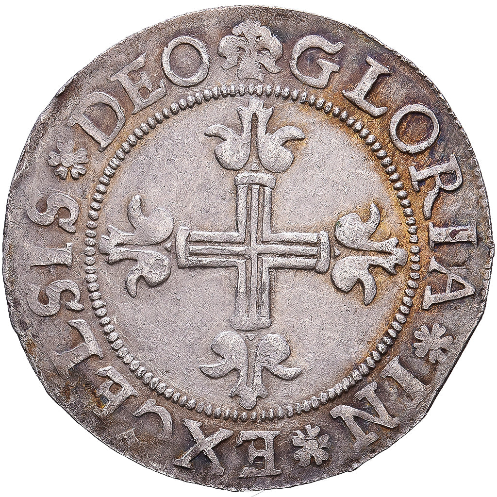 France, Groschen, 12 assis, ca. 1630, Strasbourg, Billon, TTB, Boudeau:1349