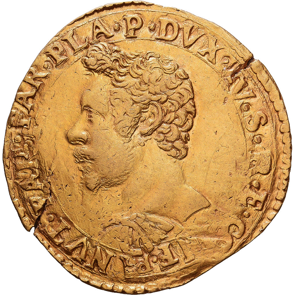 Duché de Parme et Plaisance, Ranuccio Farnese I, 2 Doppie, 1619, Piacenza, Or