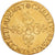 Francja, Louis XIII, Ecu d'or, 1627, Paris, Złoto, AU(55-58), Gadoury:55