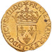 Francja, Louis XIII, Ecu d'or, 1633, Rouen, Złoto, MS(60-62), Gadoury:55