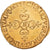 França, Louis XIII, Ecu d'or, 1633, Rouen, Dourado, MS(60-62), Gadoury:55