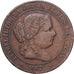 Espagne, Isabelle II, 5 Centimos, 1867, Jubia, Bronze, TB+, KM:635