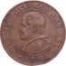 Papal States, Pius IX, 2 Soldi, 10 Centesimi, 1866, Rome, Cobre, BC+, KM:1373