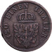 Royaume de Prusse, Wilhelm I, 3 Pfenninge, 1869, Berlin, Cuivre, TB+, KM:482