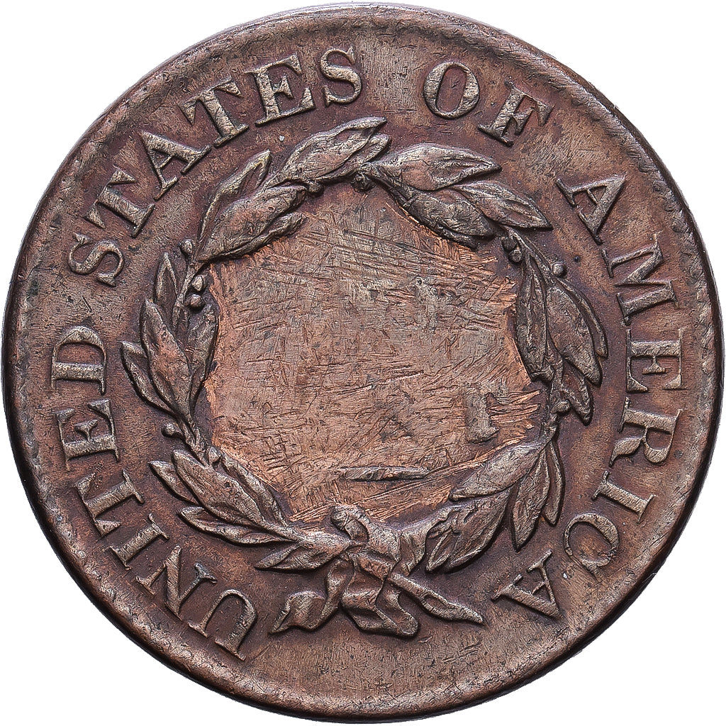 Vereinigte Staaten, 1 Cent, Coronet Head, 1827, Philadelphia, Kupfer, S+, KM:45