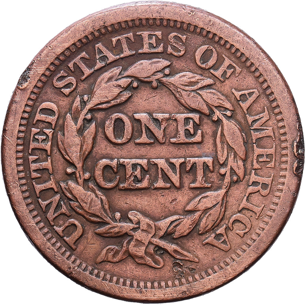Vereinigte Staaten, 1 Cent, Braided Hair, 1852, Philadelphia, Kupfer, SS, KM:67