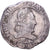 France, Henri III, Franc au Col Plat, 1577, Angers, Argent, TB, Gadoury:496