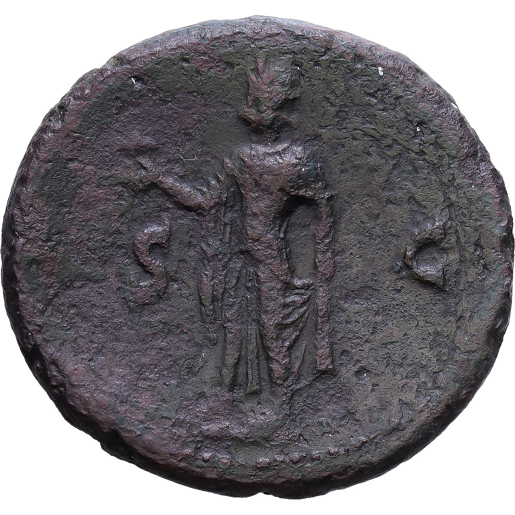 Empire romain, Vespasien, As, 76, Rome, Bronze, TTB