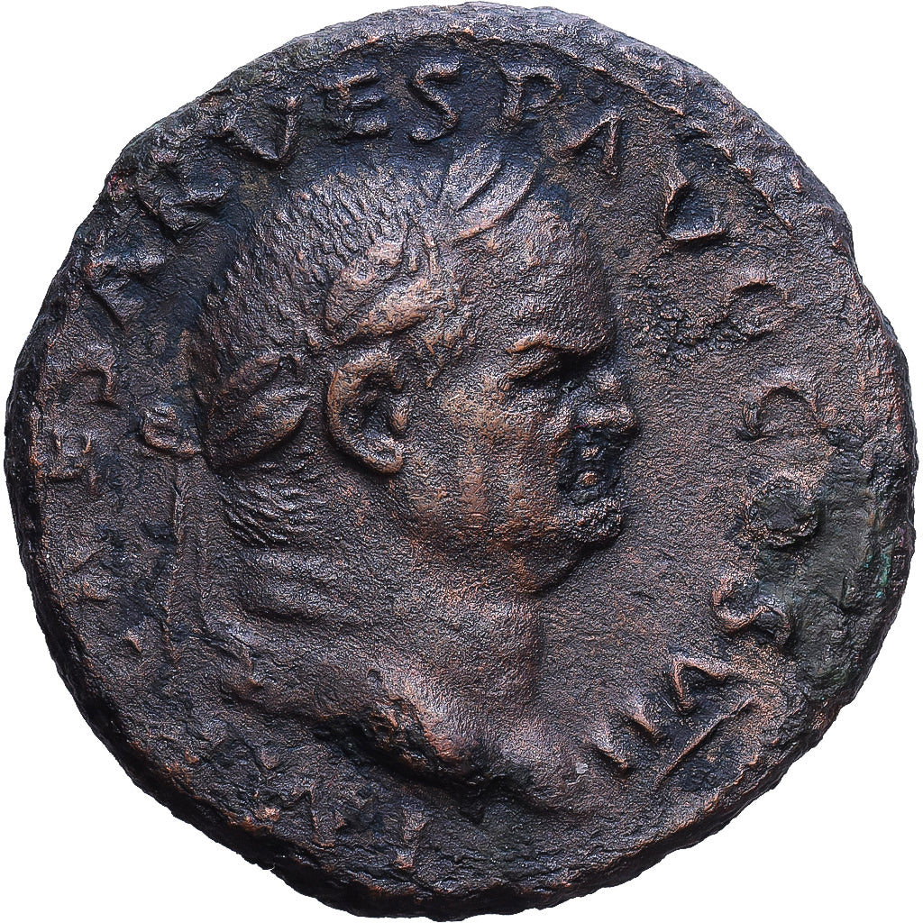 Roman Empire, Vespasian, As, 76, Rome, Bronce, MBC+, Cohen:628, RIC:890