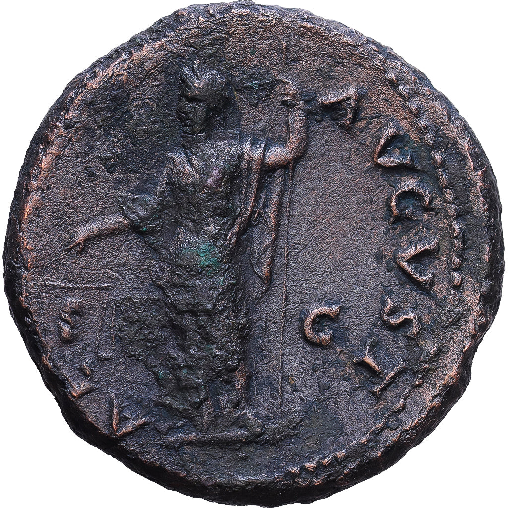 Roman Empire, Vespasian, As, 76, Rome, Bronce, MBC+, Cohen:628, RIC:890