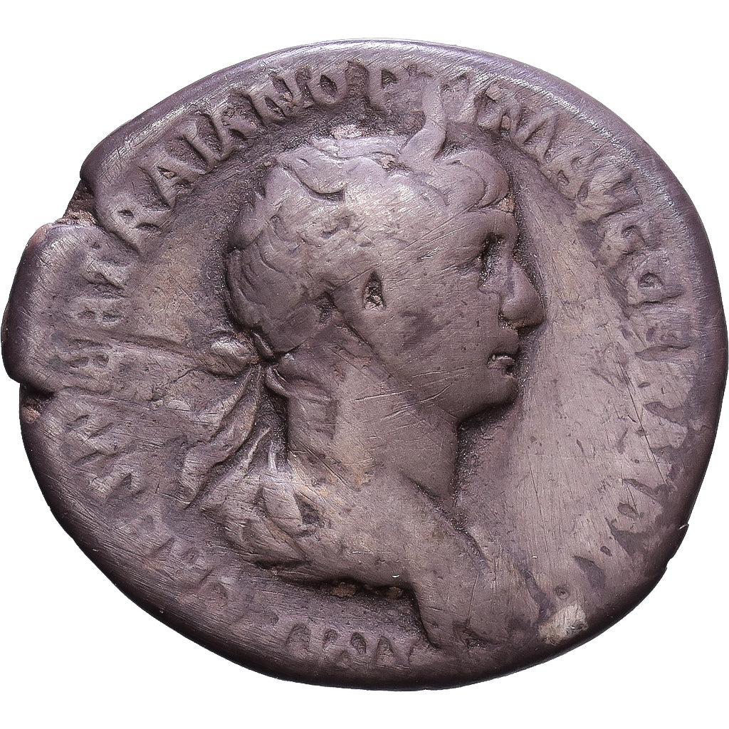 Roman Empire, Trajan, Denarius, 114-117, Rome, Silver, VF(20-25), Cohen:193